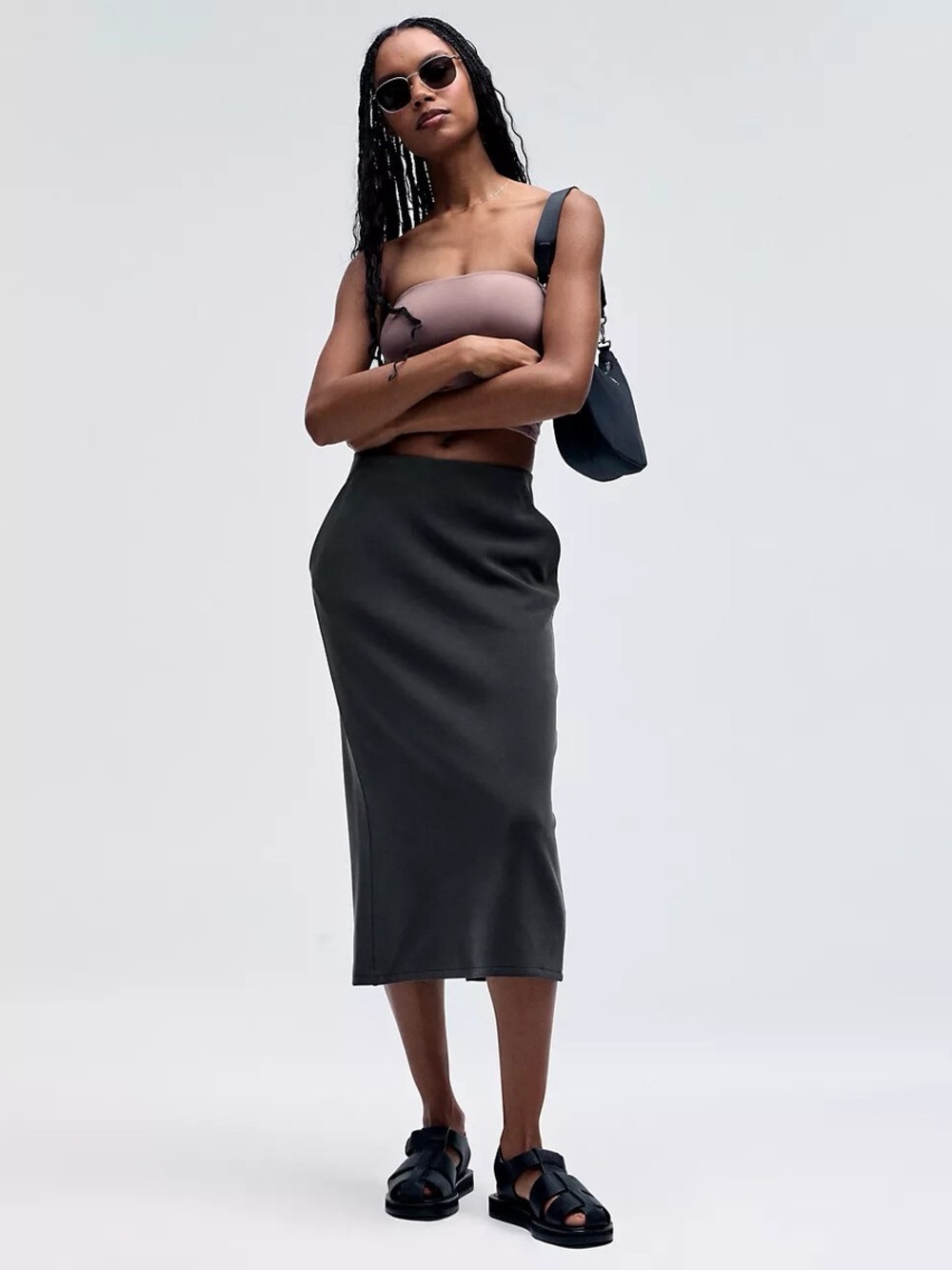 Lululemon Softstreme High-Rise Midi Skirt Size 6